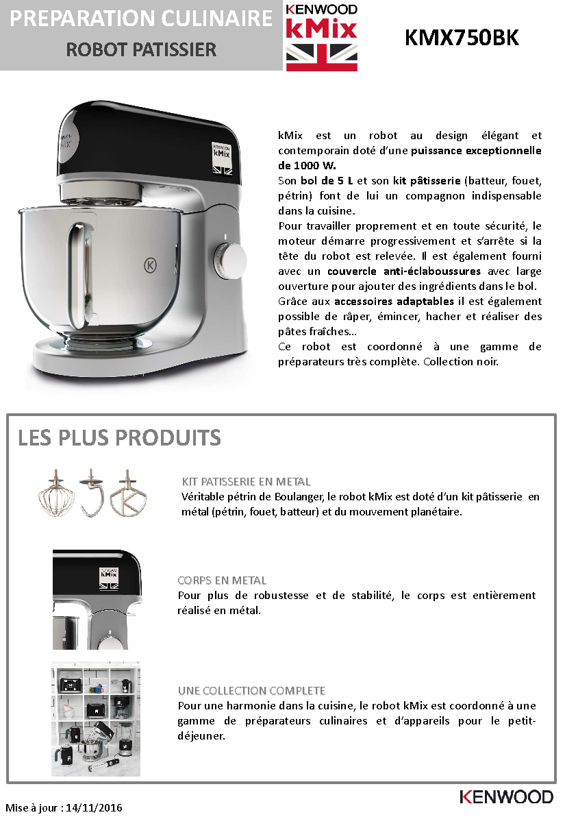 Fiche technique fournisseur