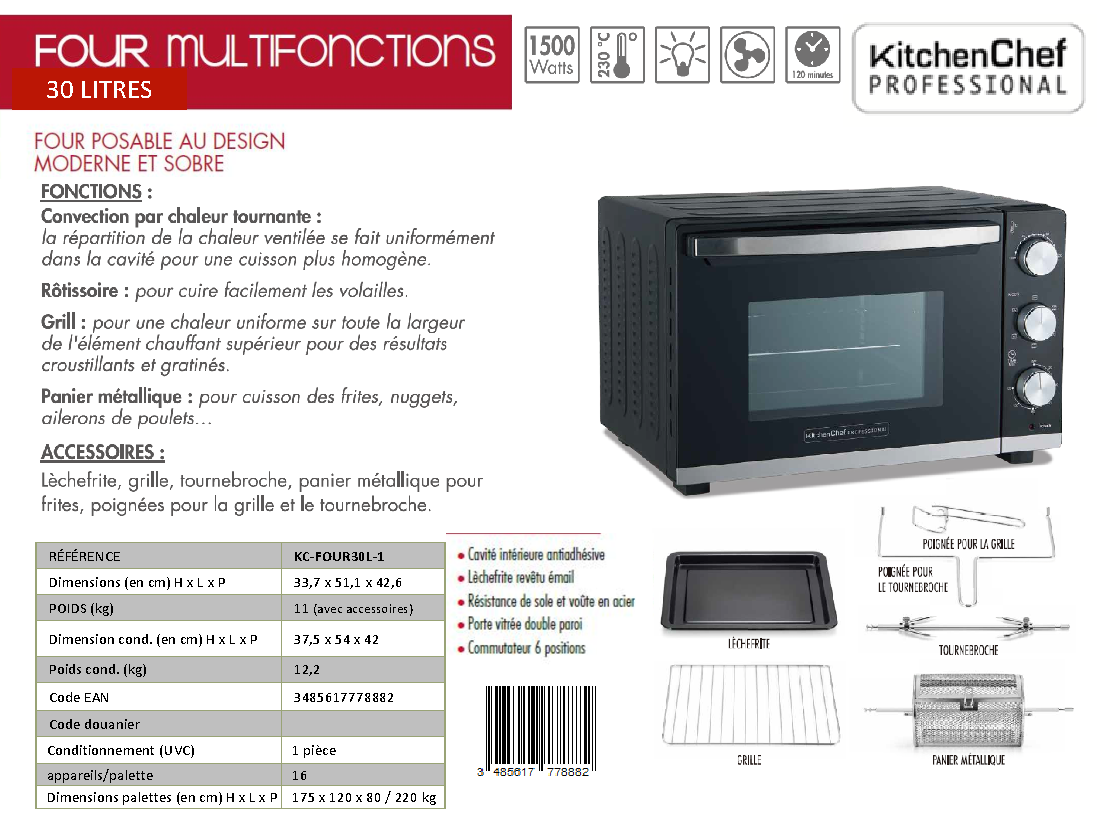 Fiche technique fournisseur