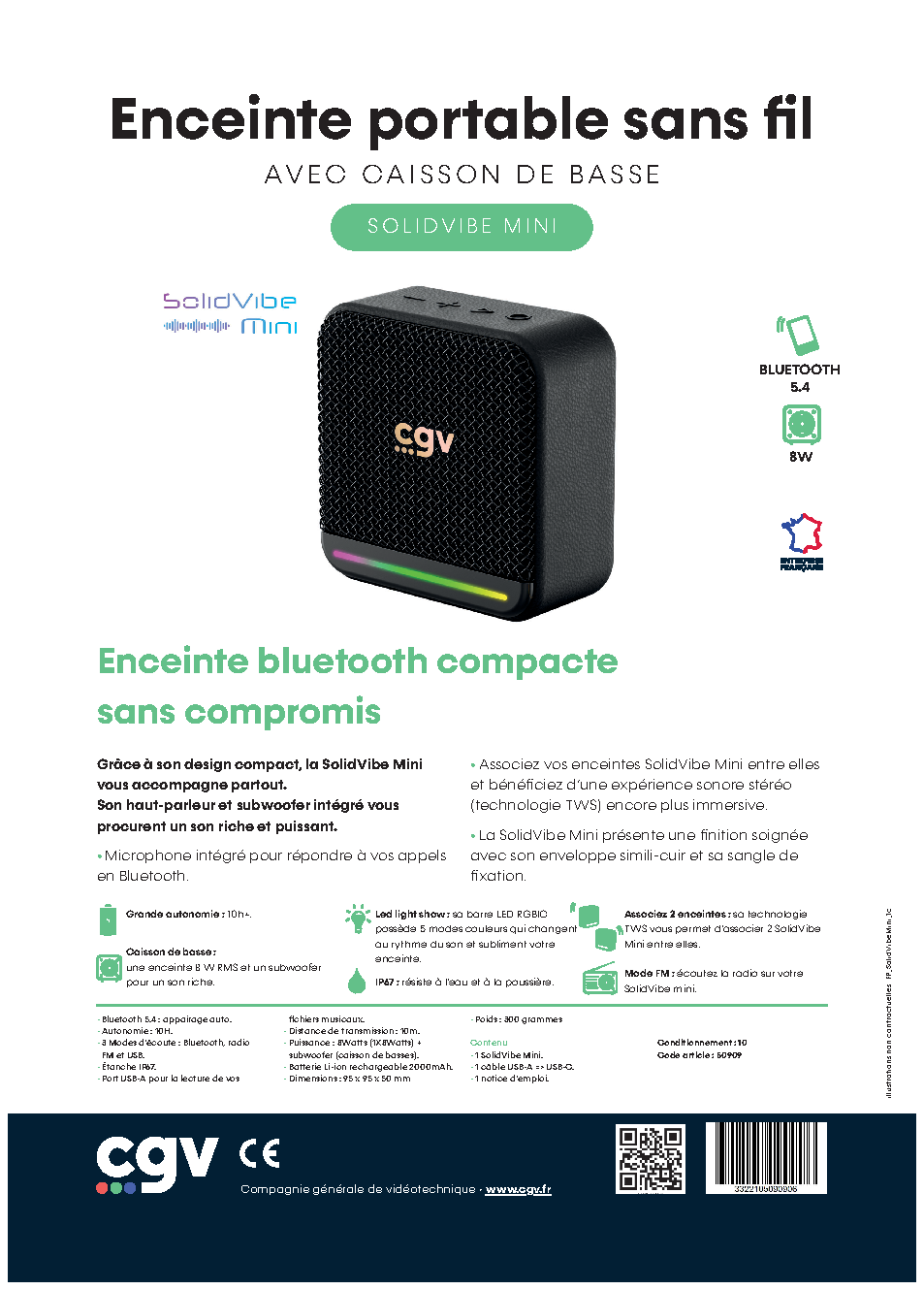 Fiche technique fournisseur
