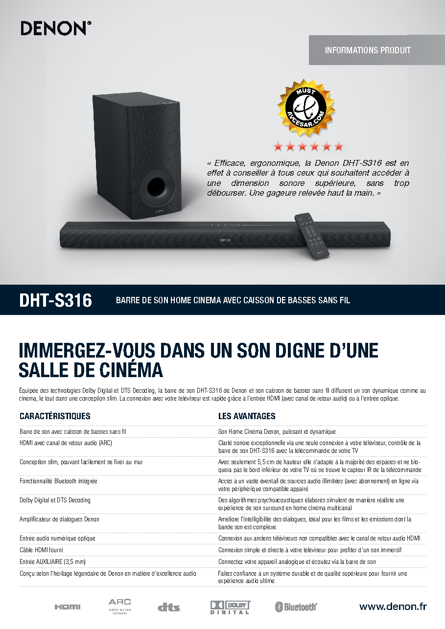 Fiche technique fournisseur