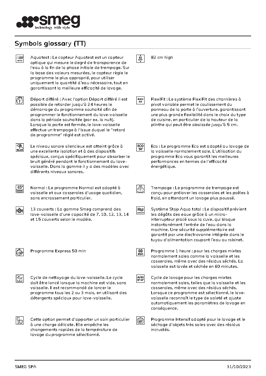Fiche technique fournisseur