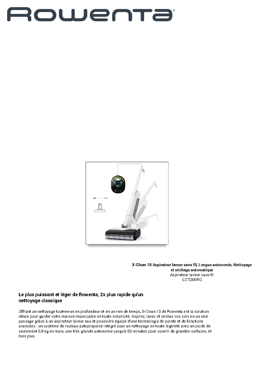 Fiche technique fournisseur