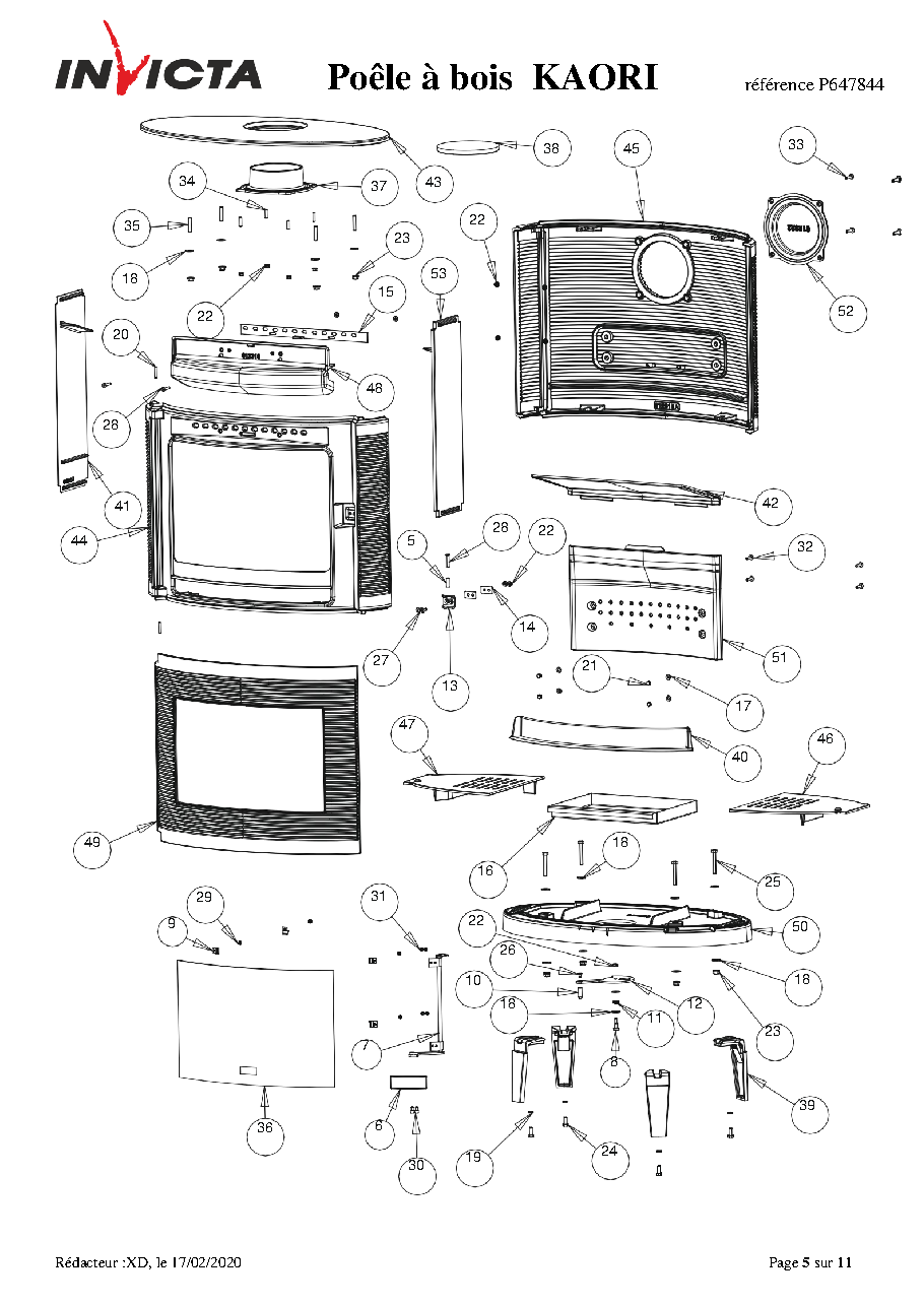 Fiche technique fournisseur