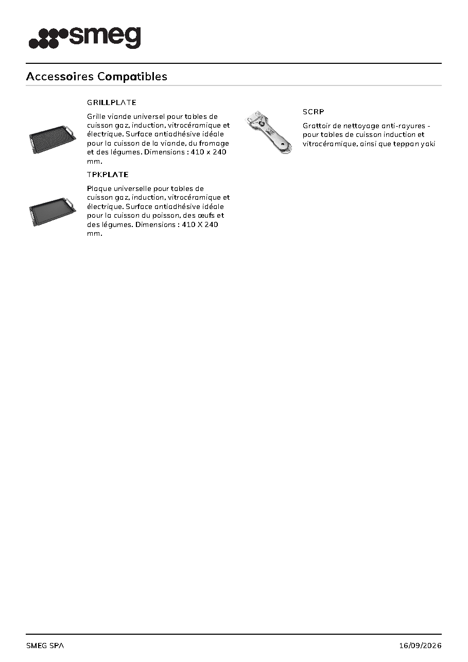 Fiche technique fournisseur