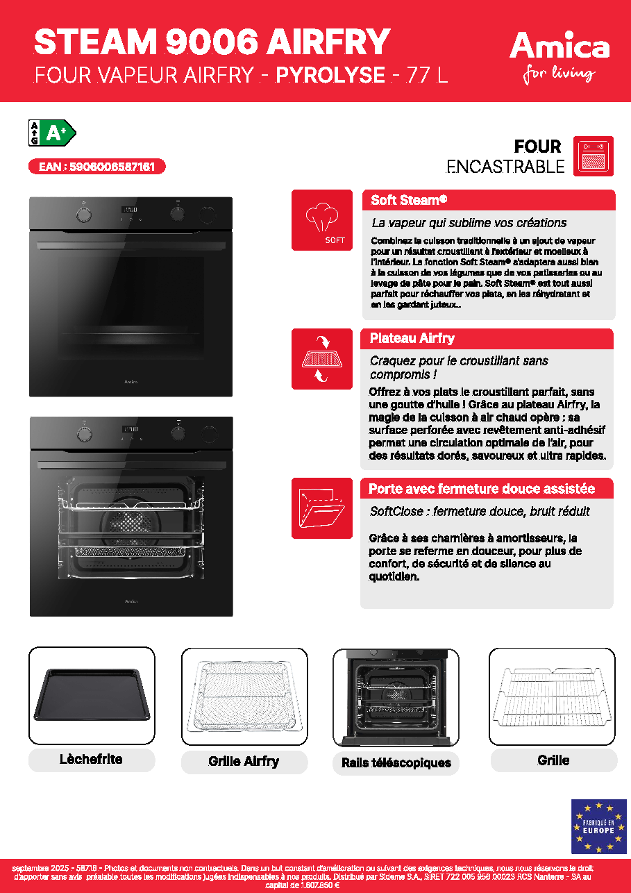 Fiche technique fournisseur