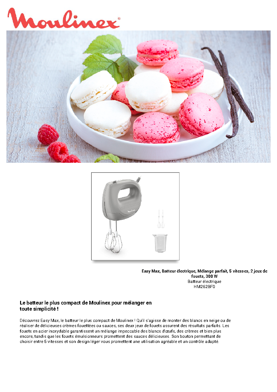 Fiche technique fournisseur