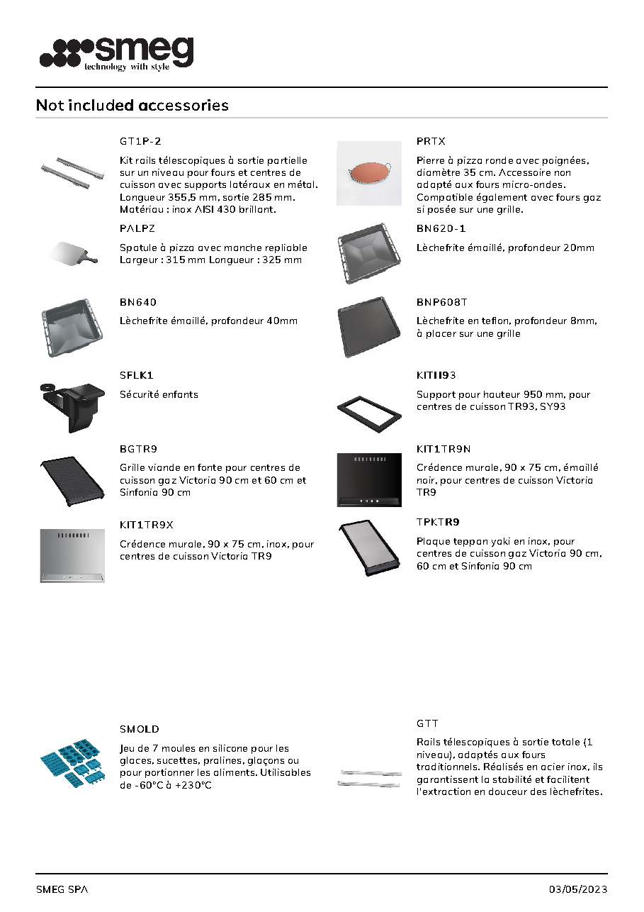 Fiche technique fournisseur
