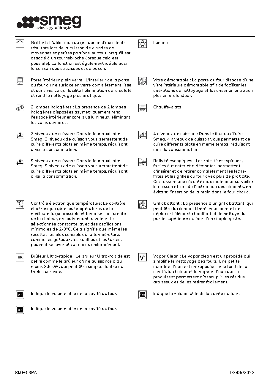 Fiche technique fournisseur