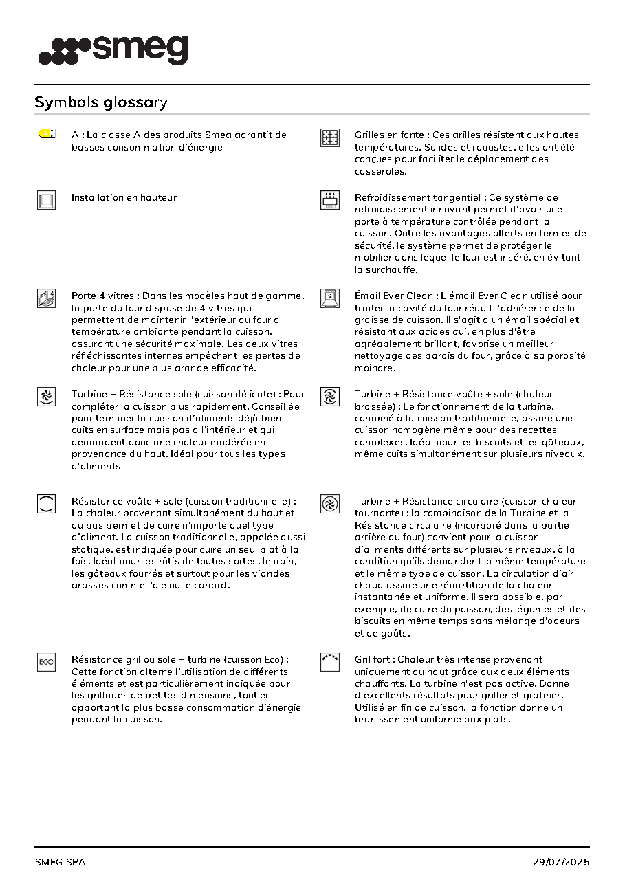 Fiche technique fournisseur