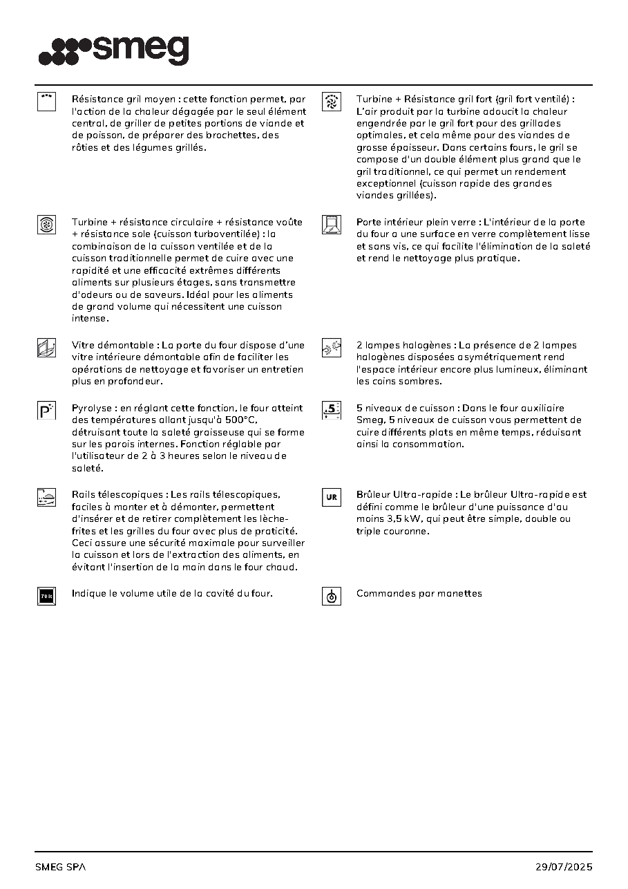 Fiche technique fournisseur