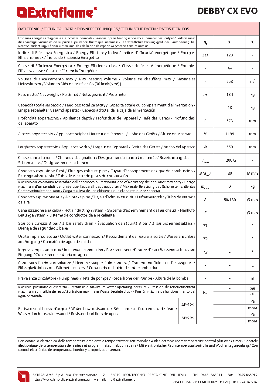 Fiche technique fournisseur