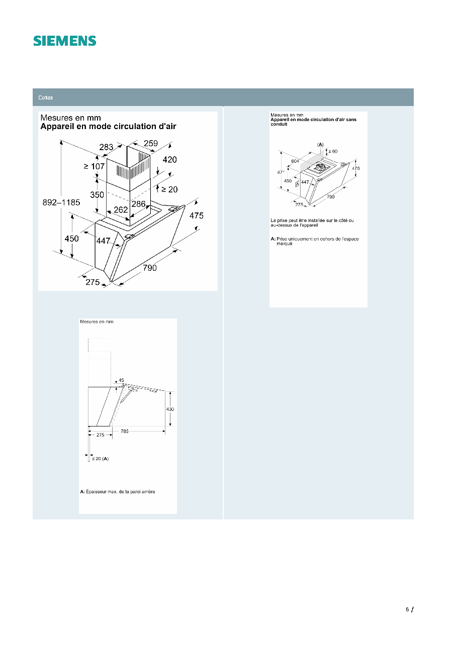 Fiche technique fournisseur