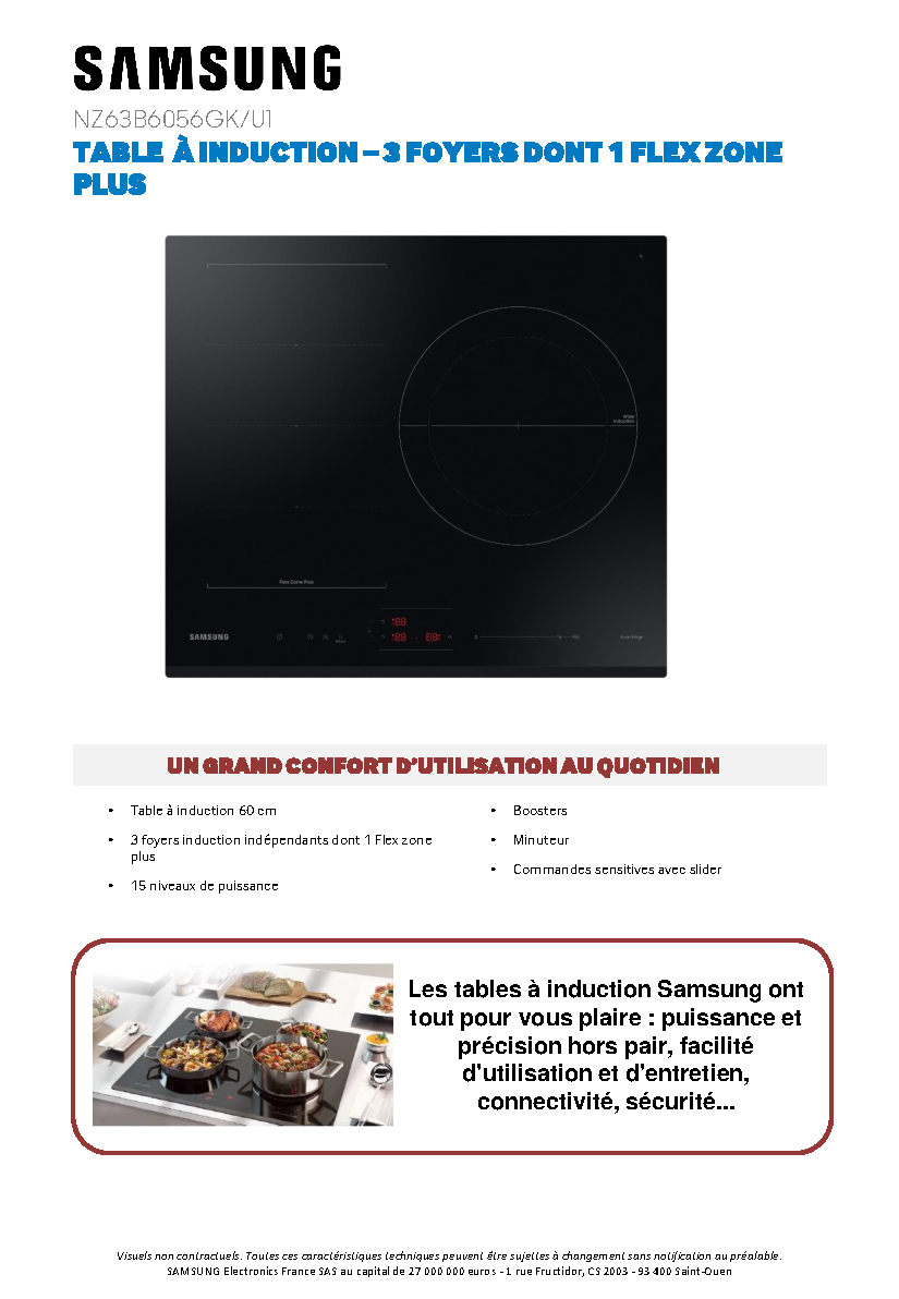 Fiche technique fournisseur