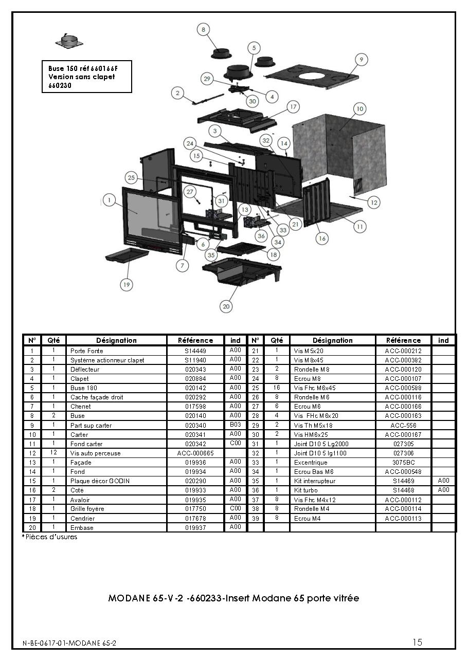 Fiche technique fournisseur
