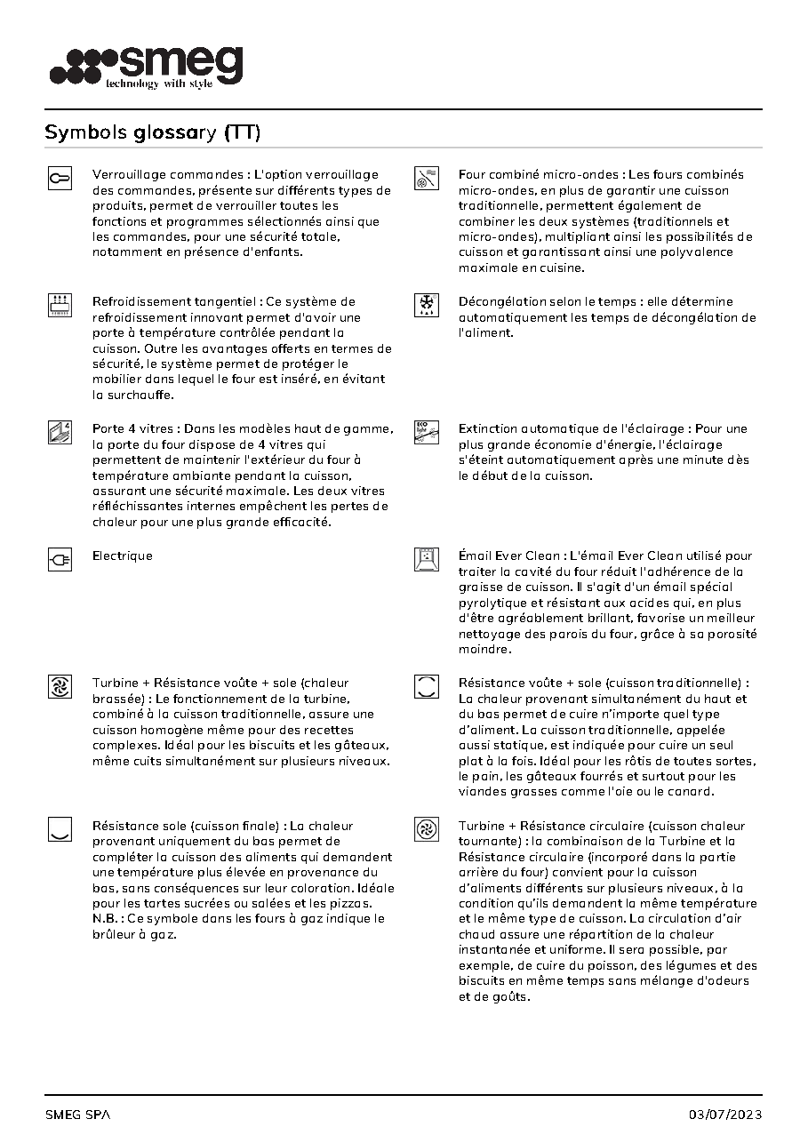 Fiche technique fournisseur