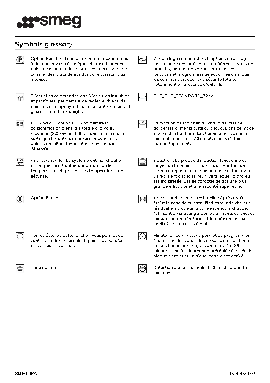 Fiche technique fournisseur