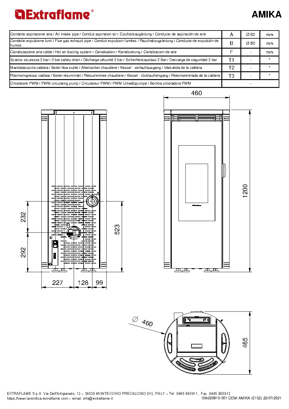 Fiche technique fournisseur