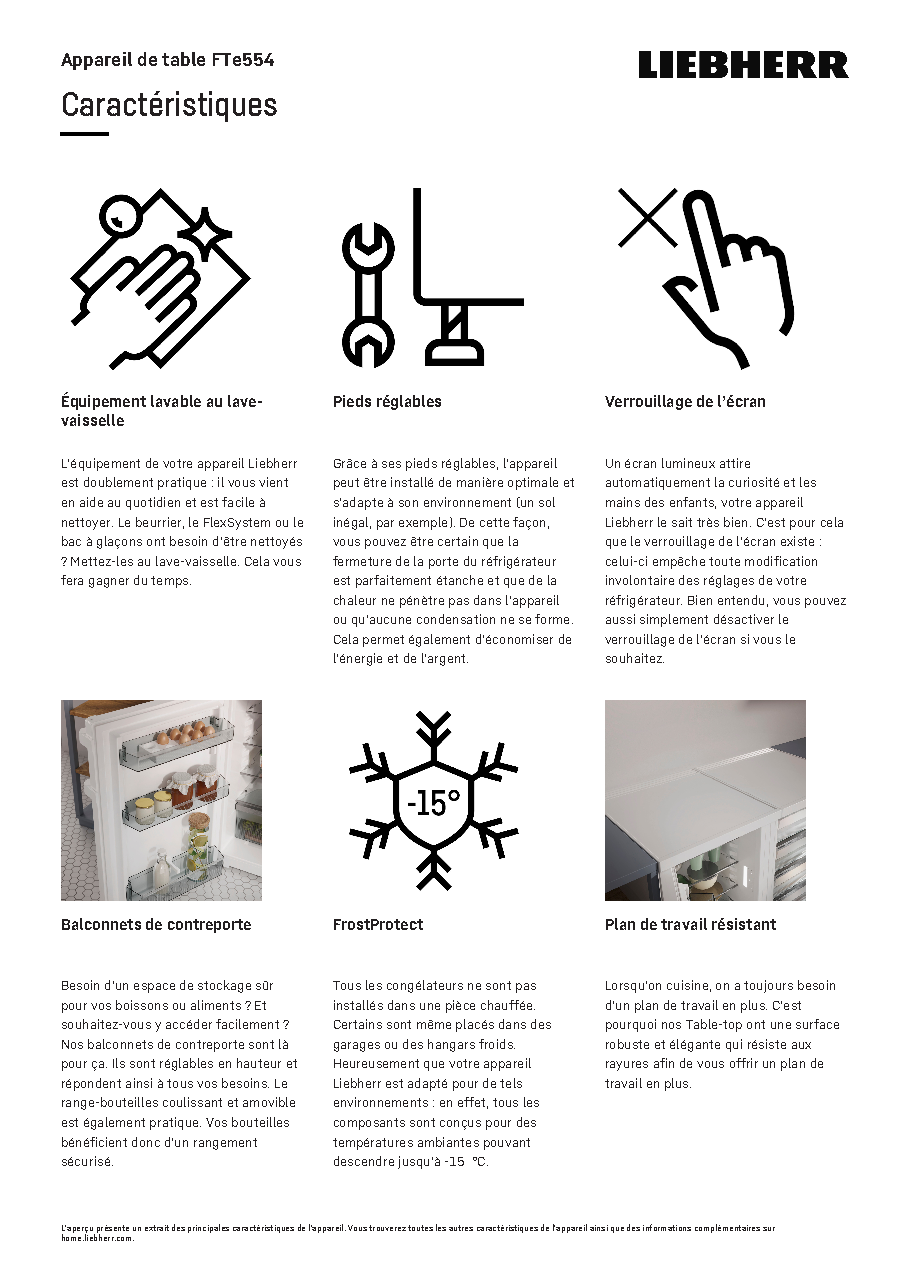 Fiche technique fournisseur