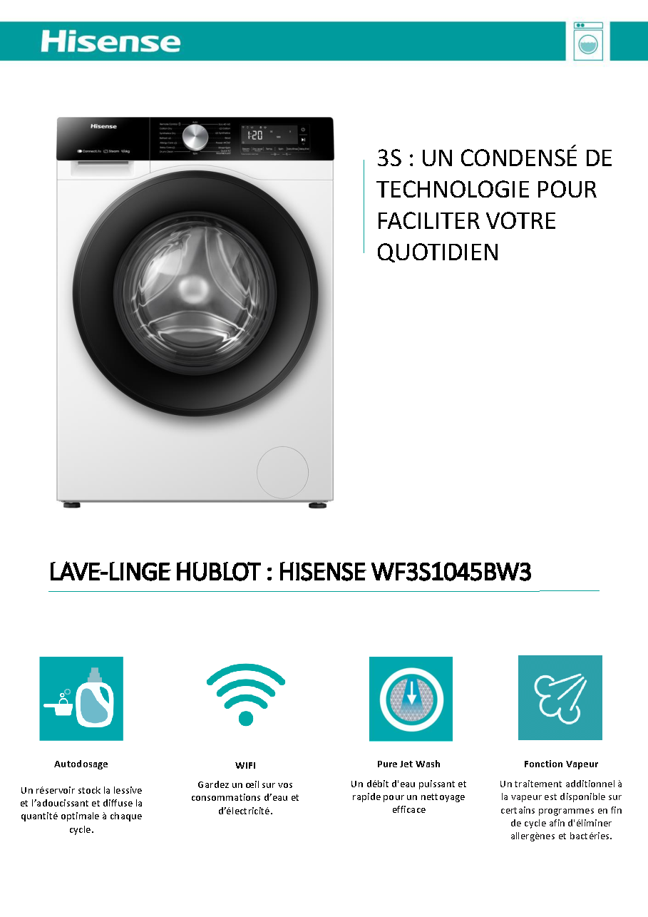 Fiche technique fournisseur