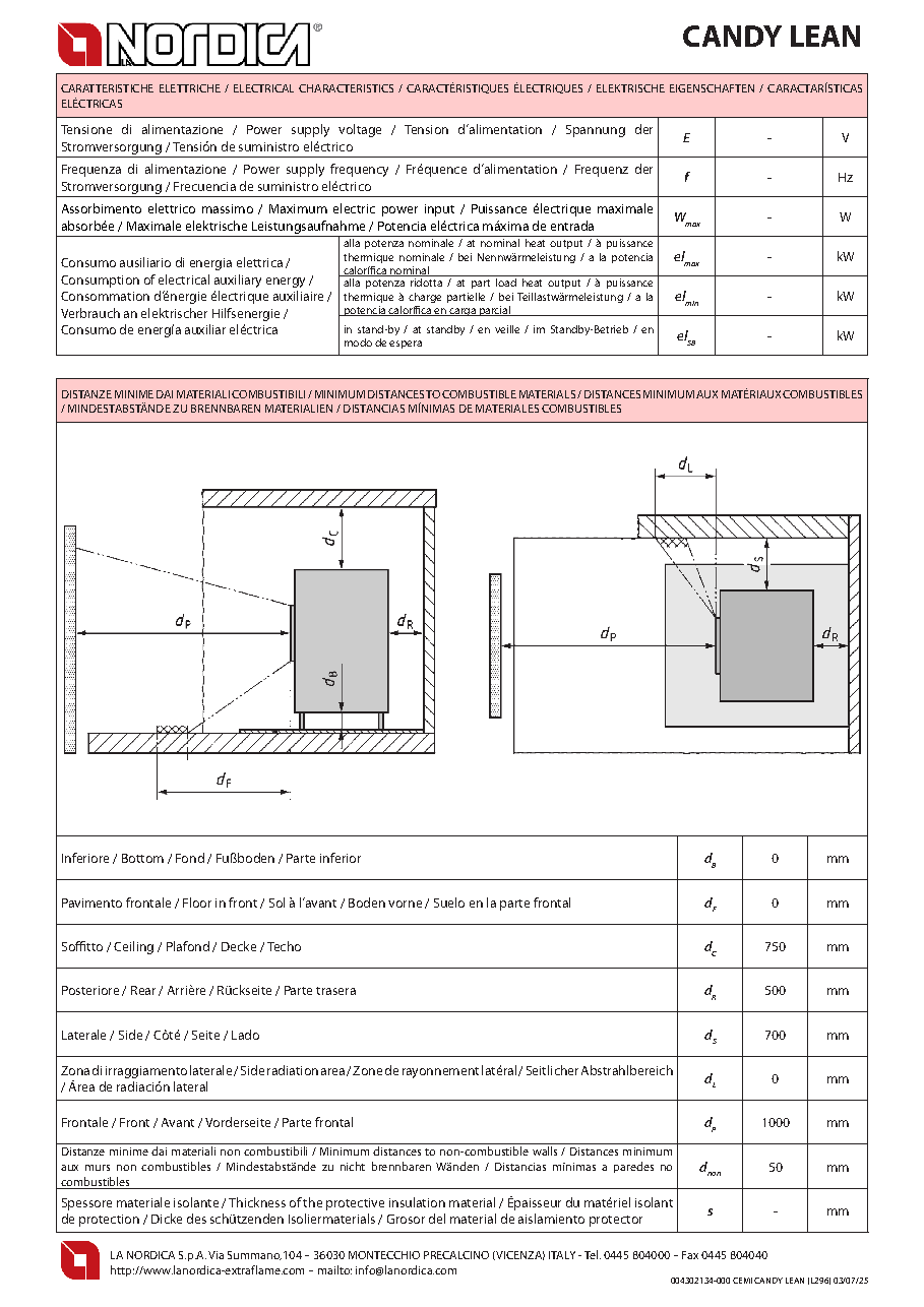Fiche technique fournisseur
