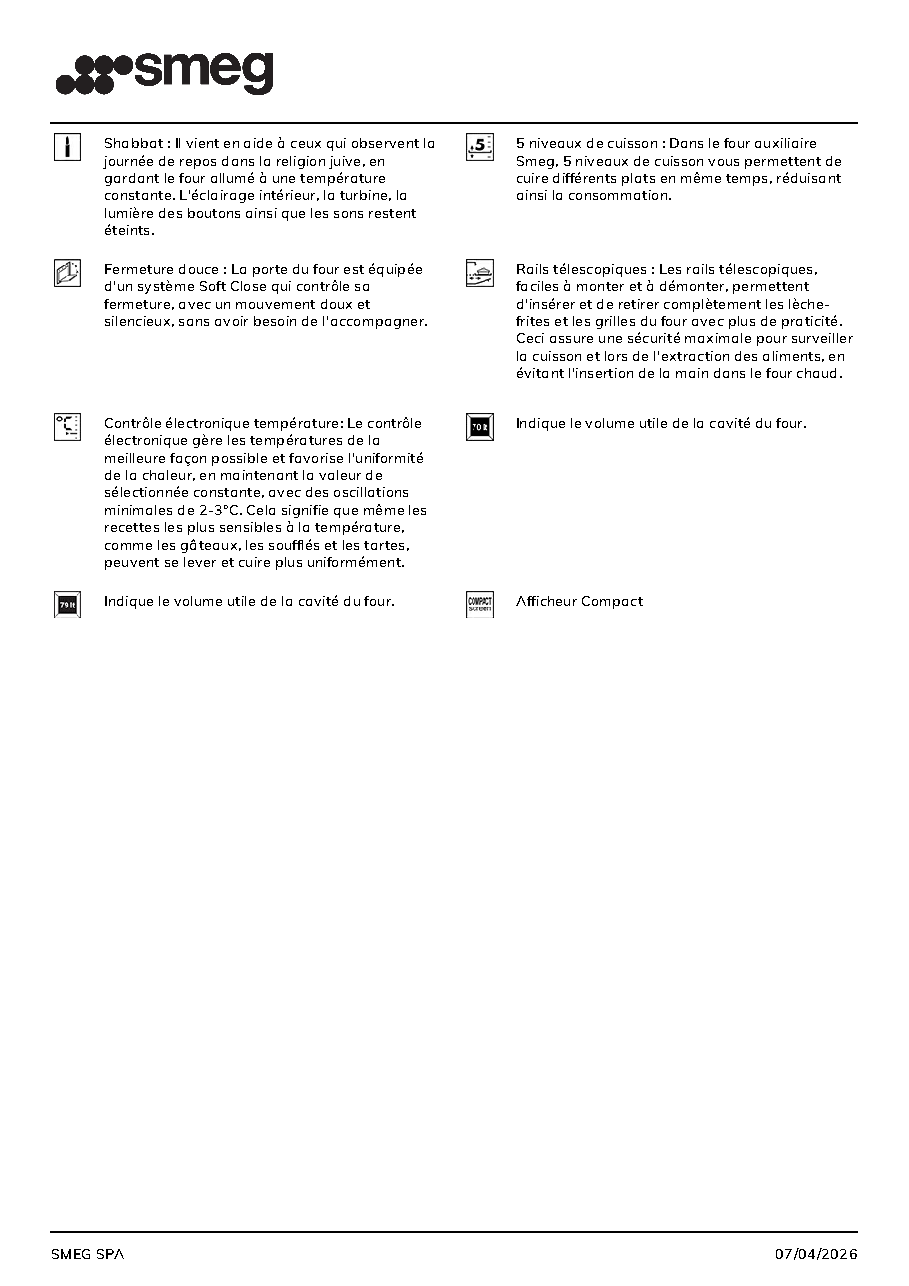 Fiche technique fournisseur