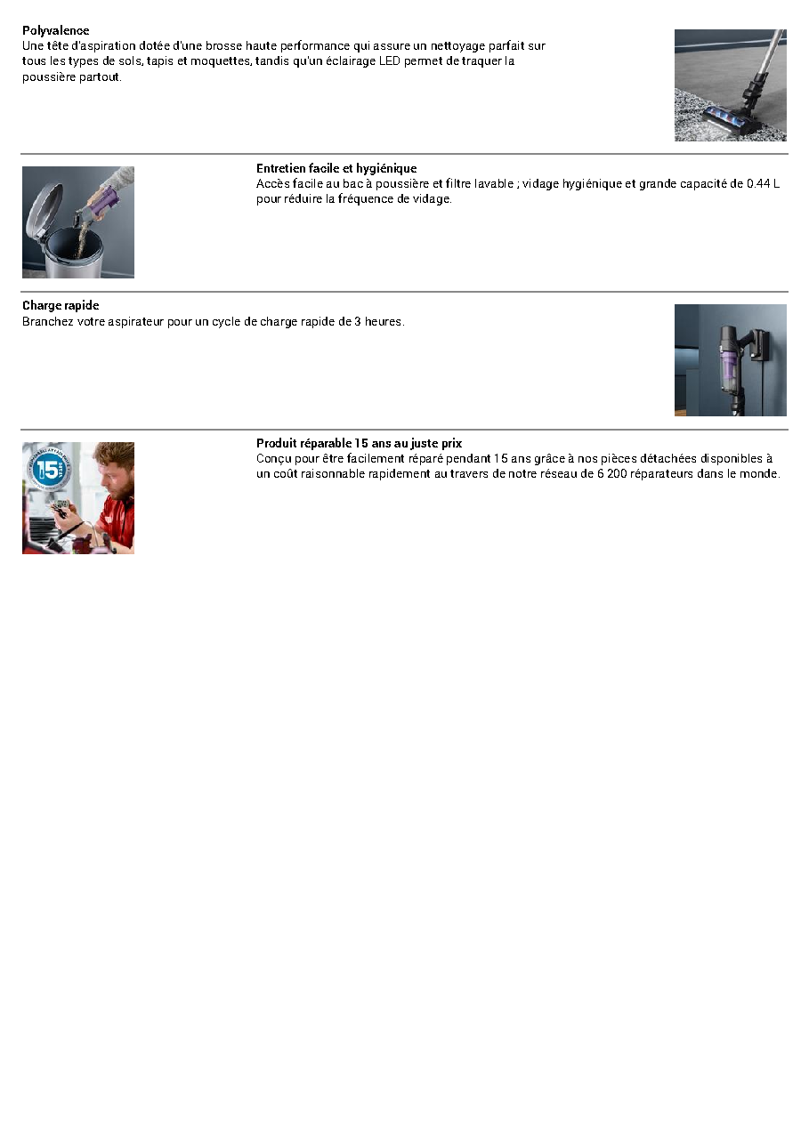 Fiche technique fournisseur