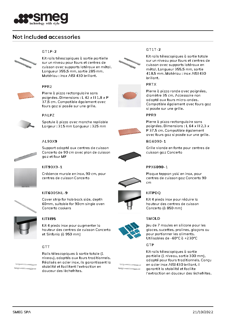 Fiche technique fournisseur