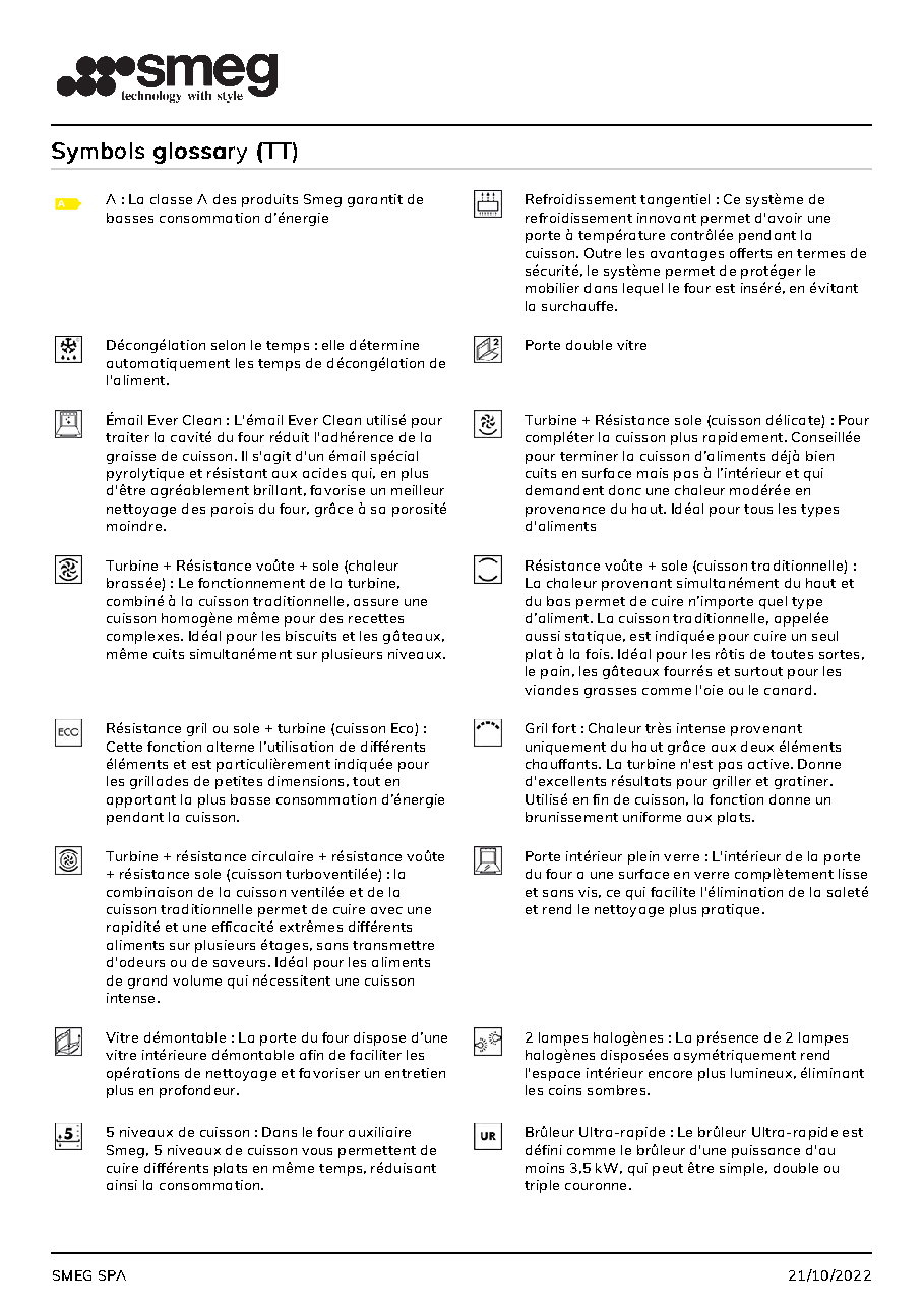 Fiche technique fournisseur
