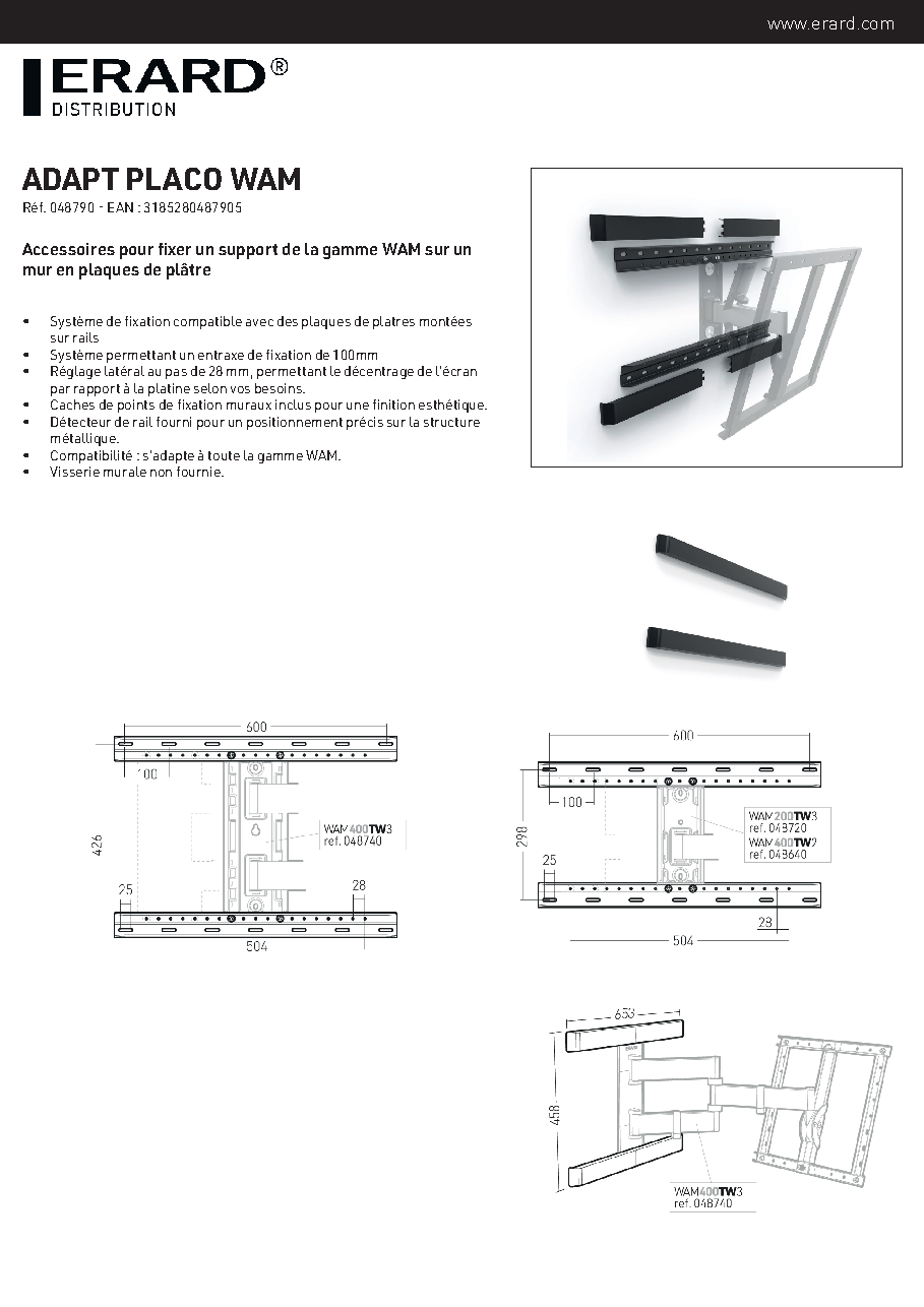 Fiche technique fournisseur