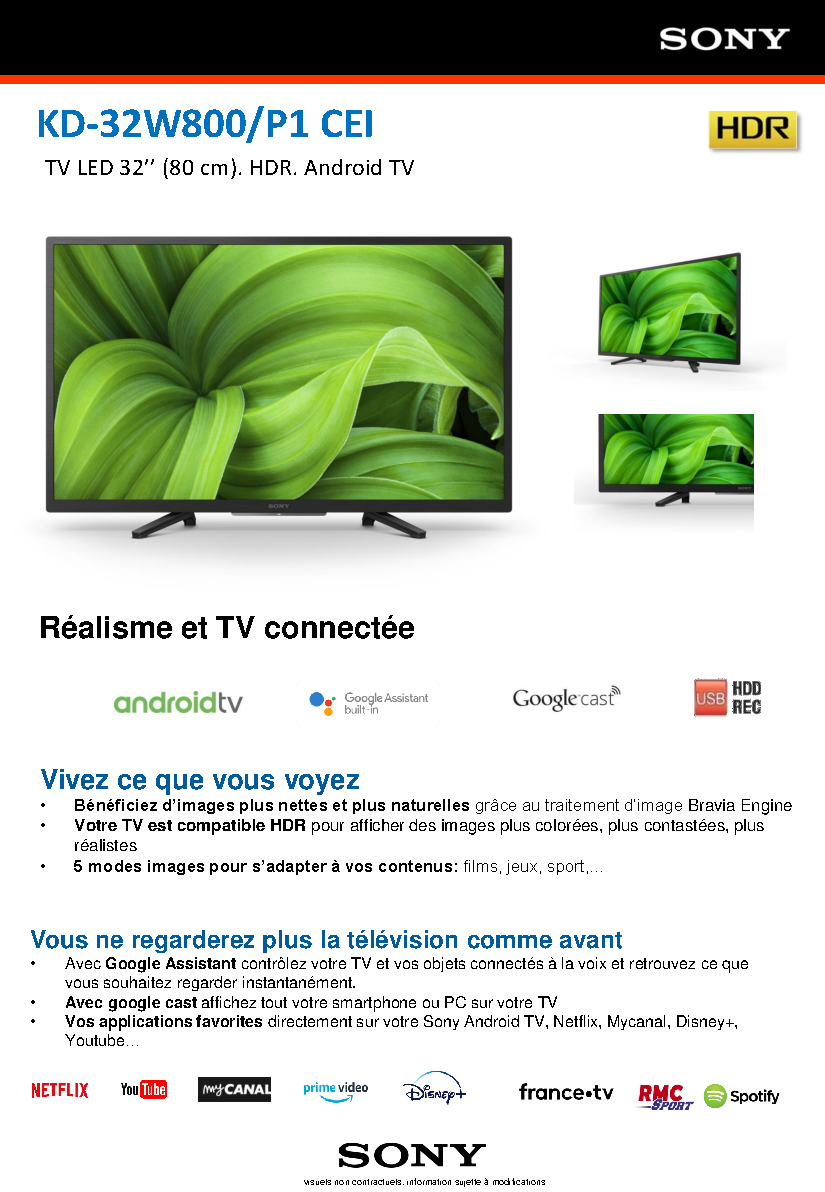 Fiche technique fournisseur