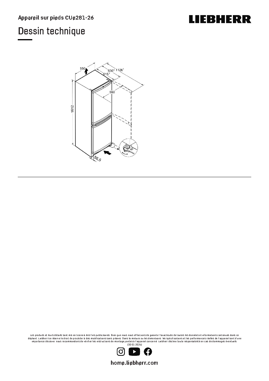 Fiche technique fournisseur