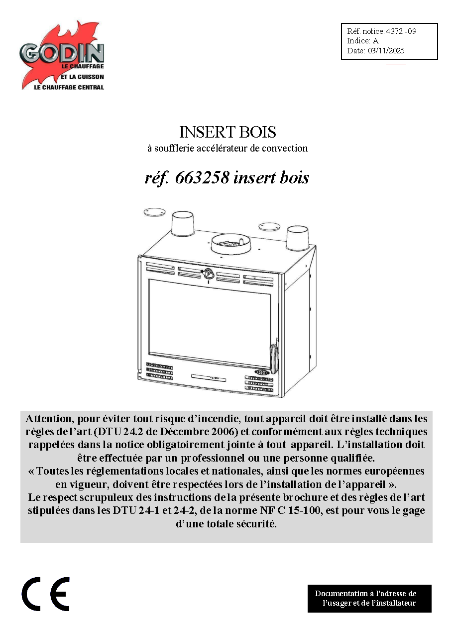 Fiche technique fournisseur