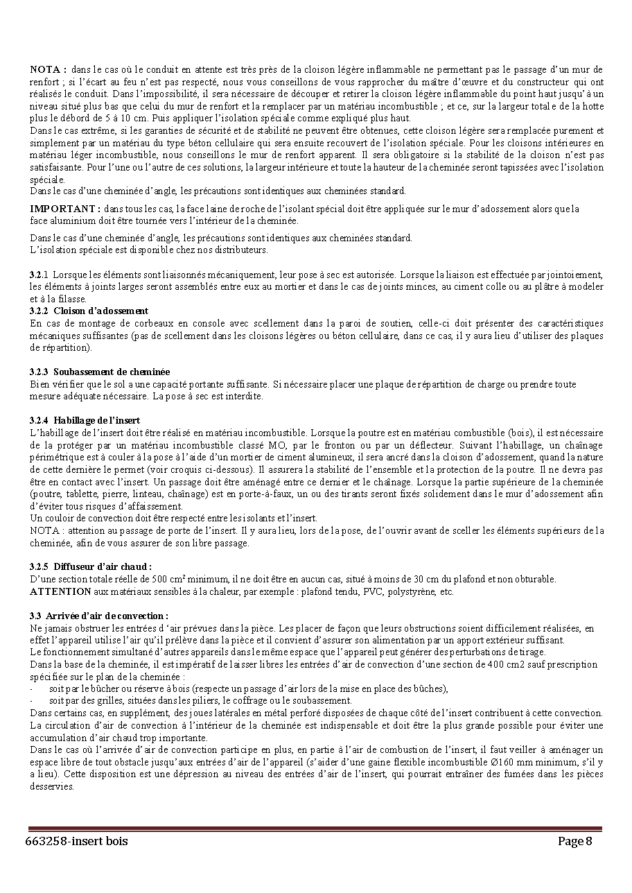Fiche technique fournisseur