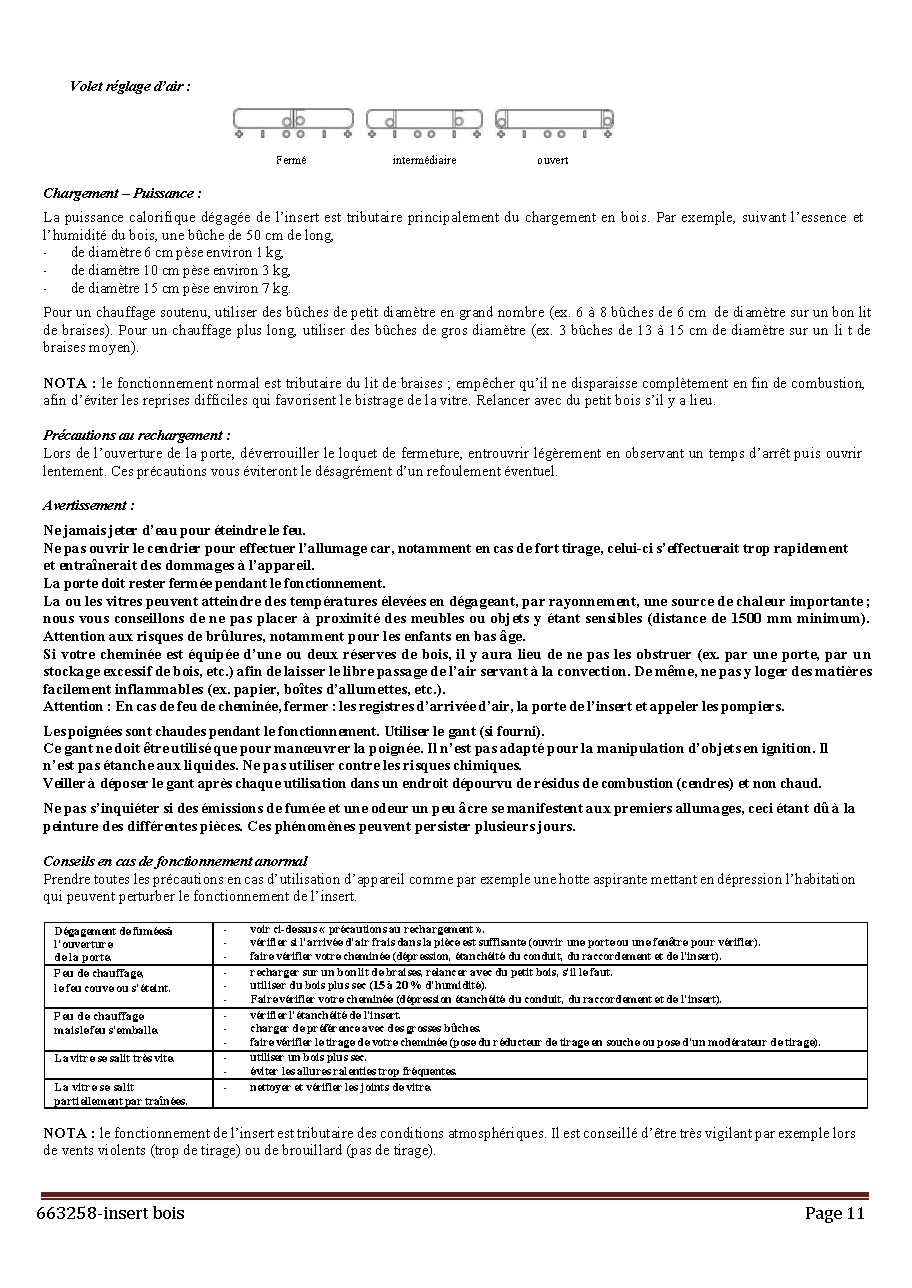 Fiche technique fournisseur