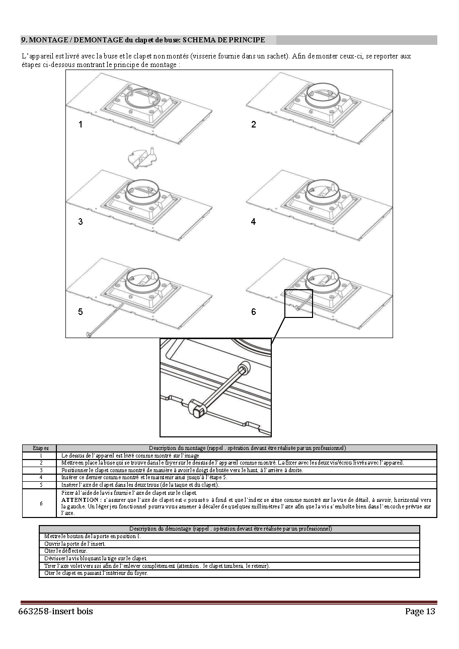 Fiche technique fournisseur