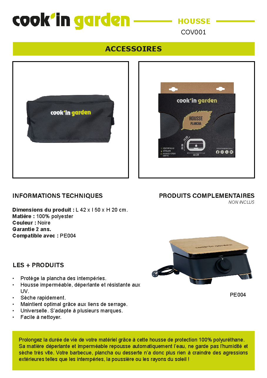 Fiche technique fournisseur