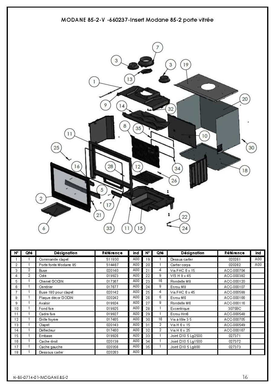 Fiche technique fournisseur