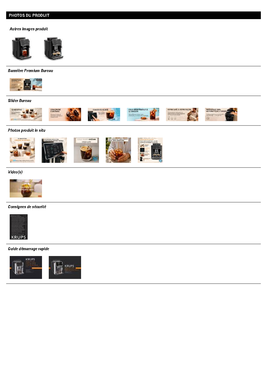 Fiche technique fournisseur
