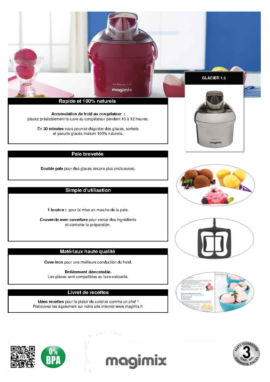 Fiche technique fournisseur