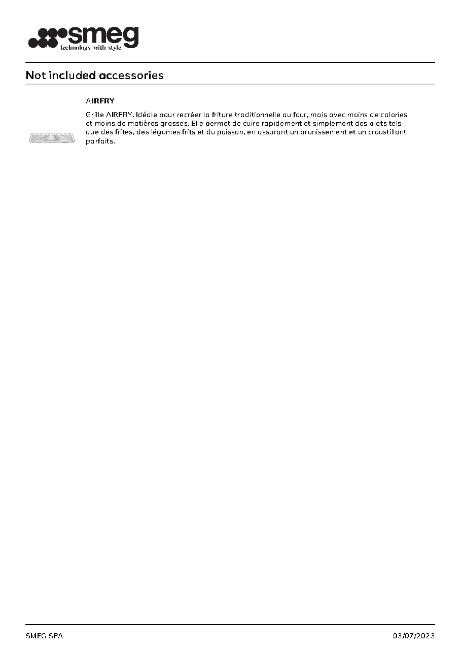 Fiche technique fournisseur