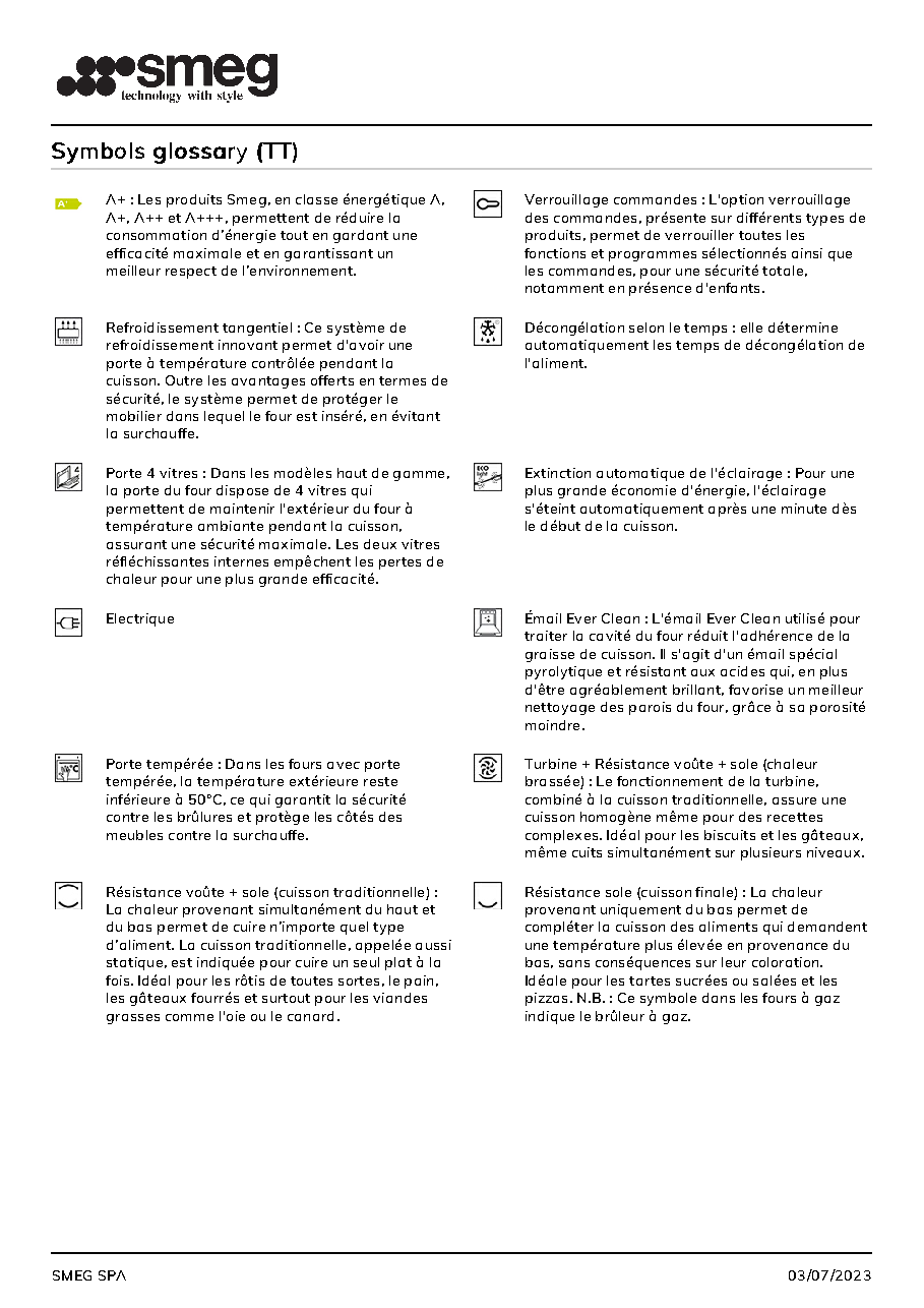 Fiche technique fournisseur