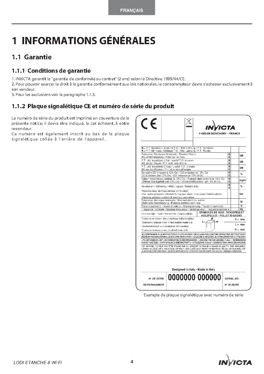 Fiche technique fournisseur