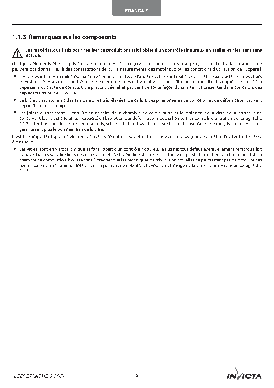 Fiche technique fournisseur