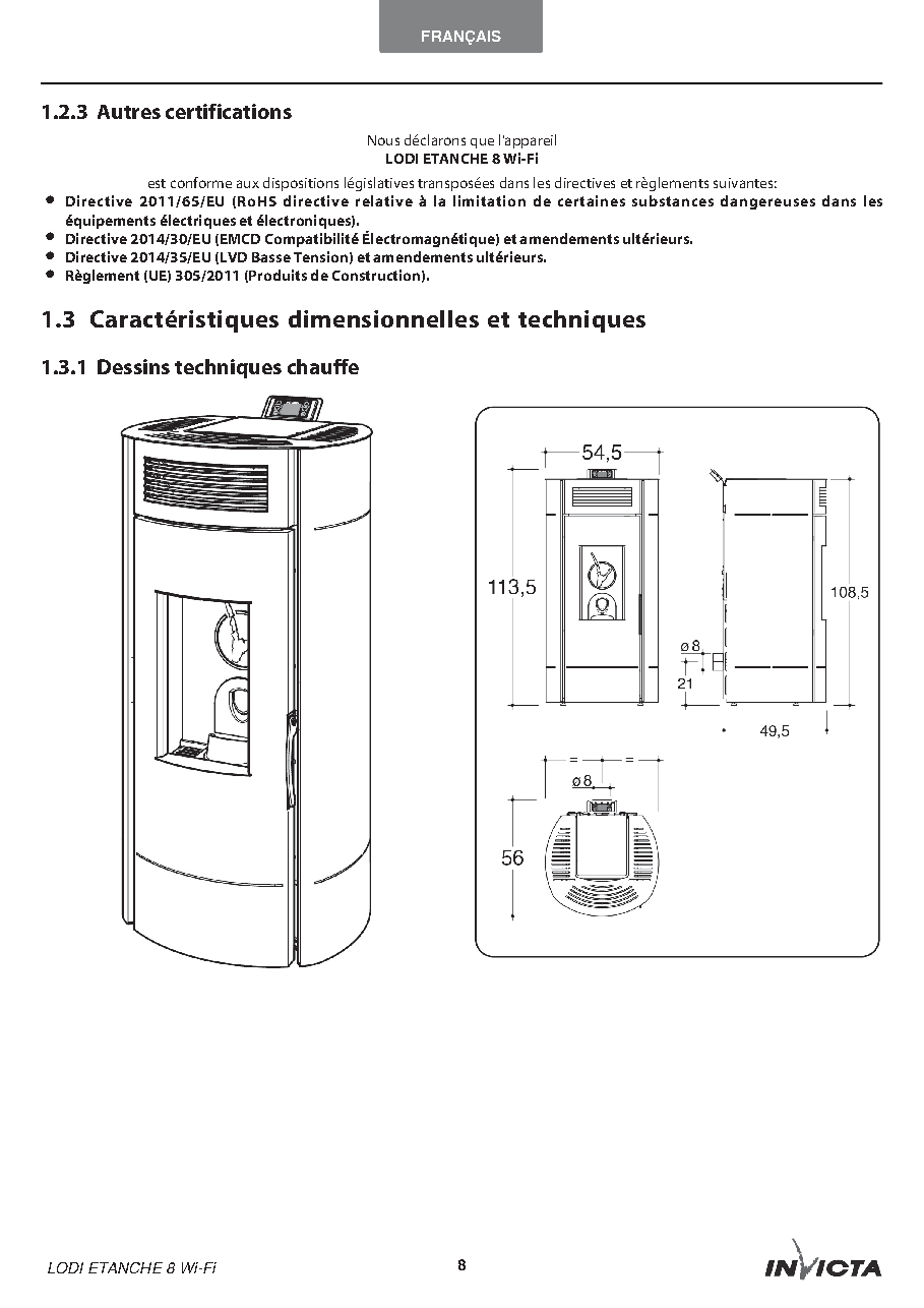 Fiche technique fournisseur
