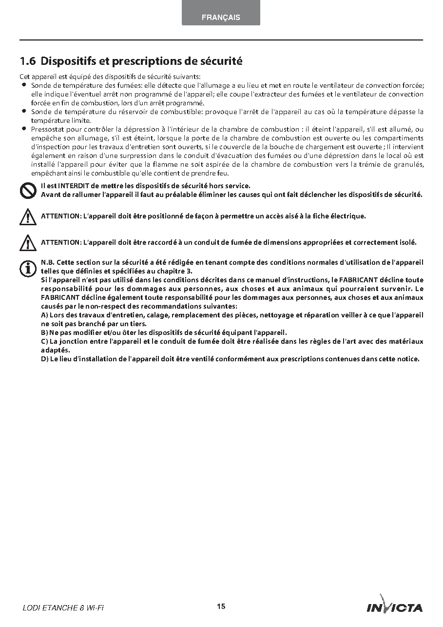 Fiche technique fournisseur