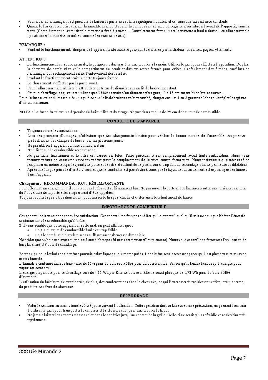 Fiche technique fournisseur