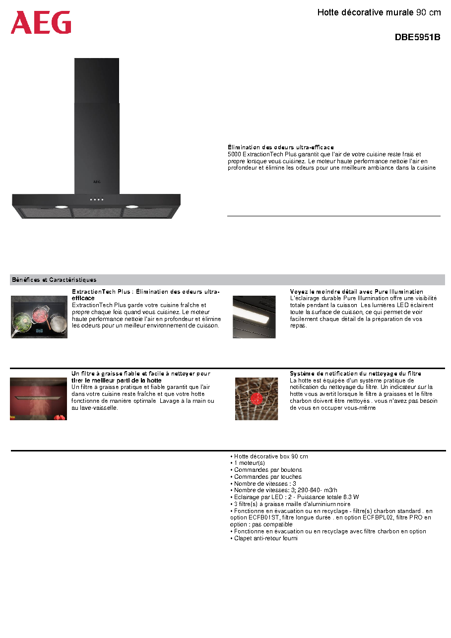 Fiche technique fournisseur