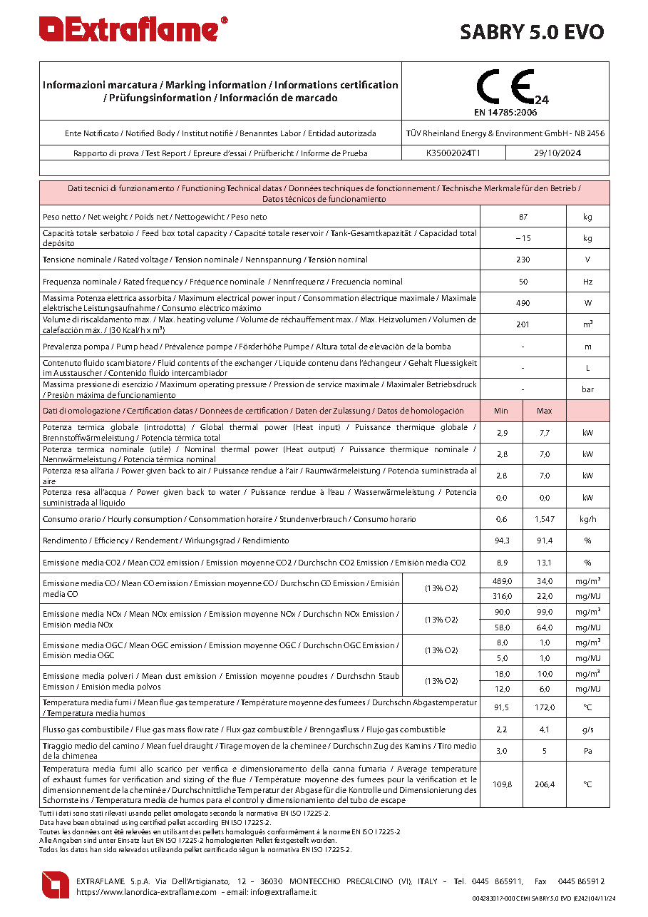 Fiche technique fournisseur