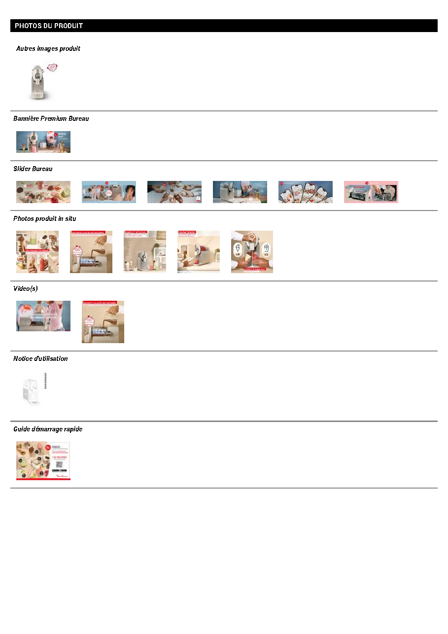 Fiche technique fournisseur