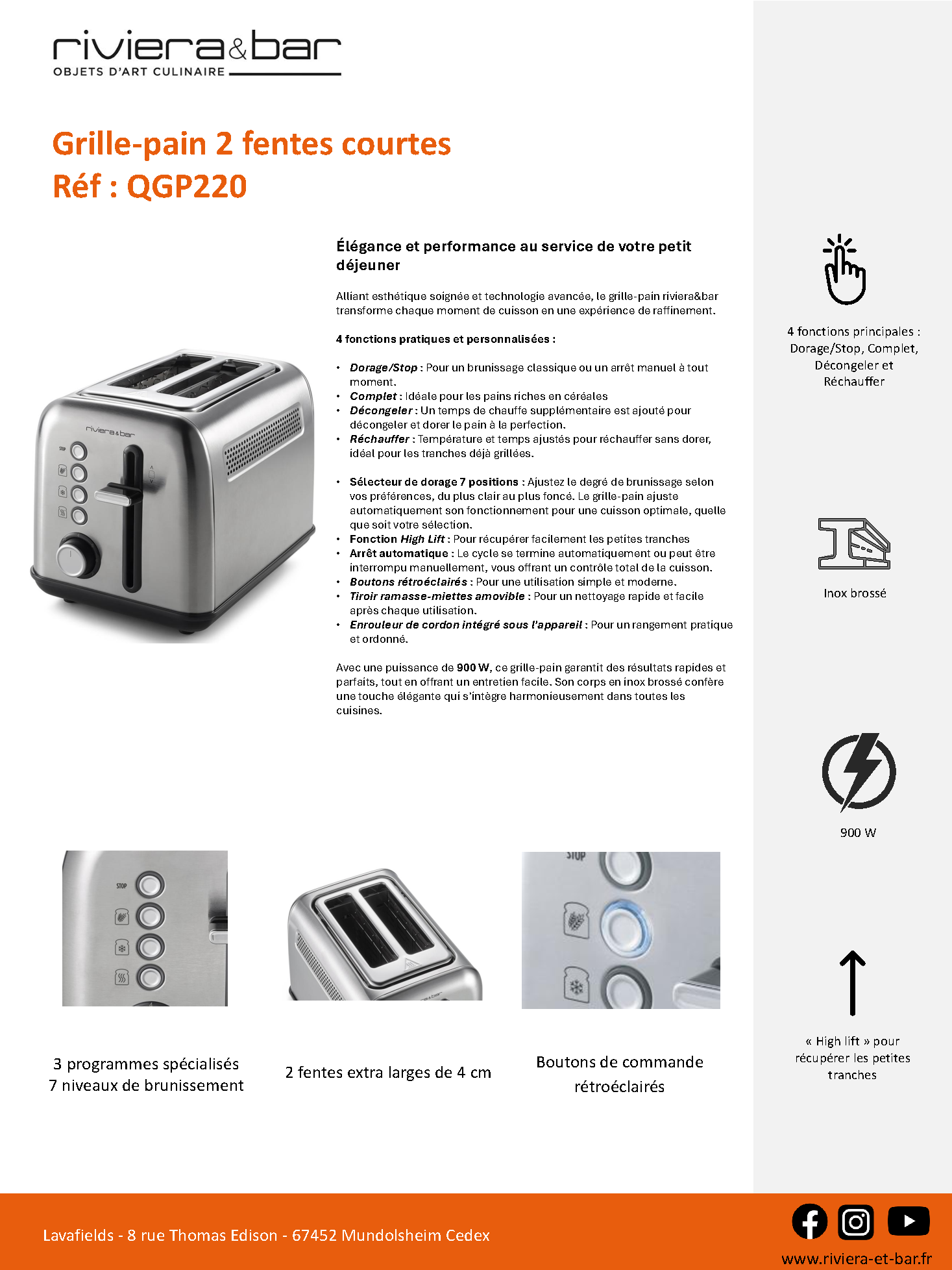 Fiche technique fournisseur